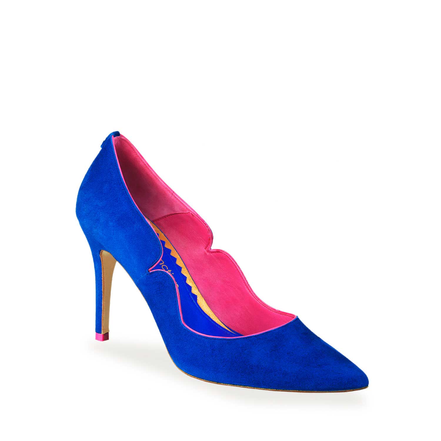 Précieuse Royal Blue escarpins par Emma Distinction